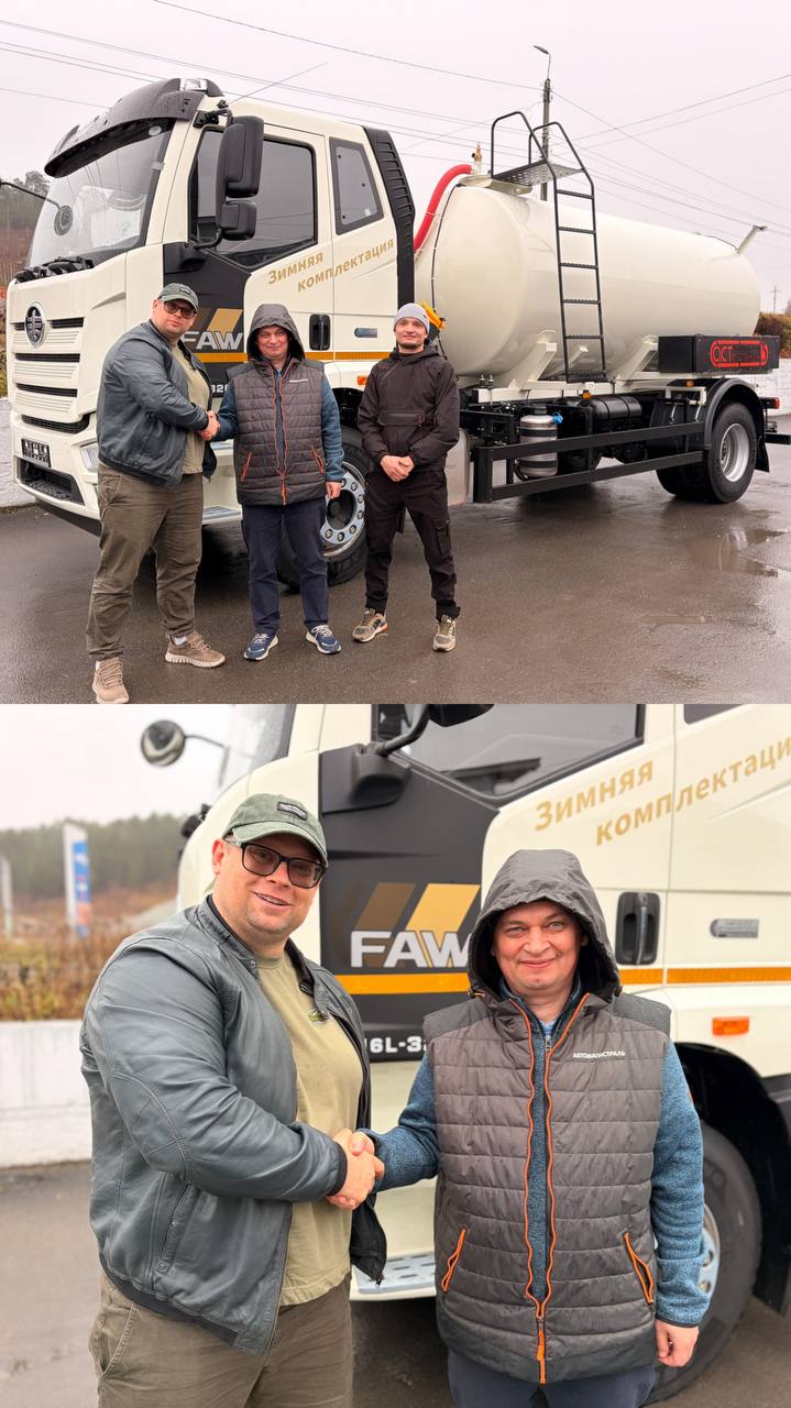 Сегодня специалист отдела продаж Артем выдал нашему клиенту достойный автомобиль для коммунальных услуг и вывозки отходов.