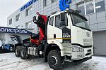 Седельный тягач FAW CA 3250 c КМУ Sunhunk K-238  6х6