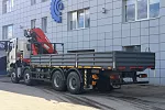 Бортовой автомобиль FAW 8х4 с КМУ SUNHUNK K-238