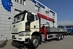 Бортовой автомобиль FAW с КМУ Horyong HRS 216