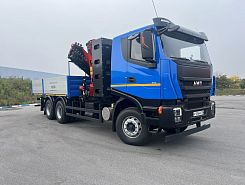 Бортовой автомобиль AMT CNG с КМУ
