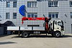 Бортовой автомобиль FAW J6L 4х2 с КМУ Kanglim 1256