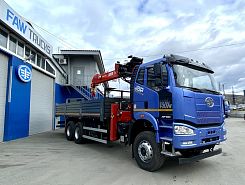 Бортовой автомобиль FAW с КМУ UMM 806Т