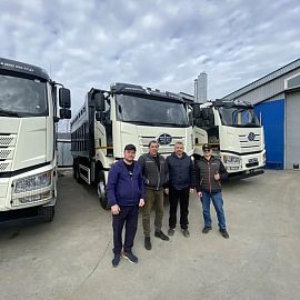 Передача самосвалов FAW 6x4 — готово! 6 новых самосвалов FAW 6x4 (2024 г.в.) ушли к заказчикам!