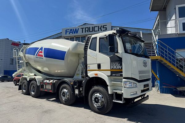 Автобетоносмеситель FAW 8х4, объем бетона 14м3,