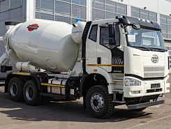 Faw J6 6x4 Автобетоносмеситель Tigarbo (Тигарбо), 9 м3, автономный привод.