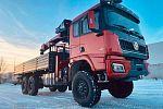 Бортовой автомобиль Shacman X3000 с КМУ Kanglim 1256