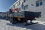 Бортовой автомобиль FAW CA 3250 с КМУ Sunhunk S-2106.