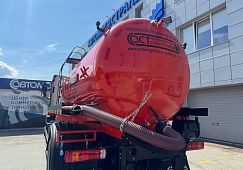 Представляем вакуумный автомобиль МВ-10 на базе FAW J6L с насосом КО-505 и колесной формулой 4х2 — незаменимый помощник в сфере очистки и вывоза жидких отходов!