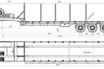 Высокорамный трал 45 тонн JTB-45