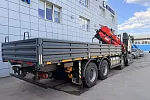 Бортовой автомобиль FAW 8х4 с КМУ SUNHUNK K-238