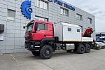 ПАРМ Sitrak 6x6 с КМУ ИМ-95