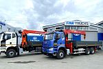 Бортовой автомобиль FAW с КМУ UMM 806Т