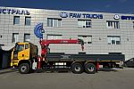 Бортовой автомобиль FAW с КМУ Horyong HRS 206