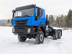 Седельный тягач «АМТ N.V. 632910» 6х6 , односкатная ошиновка