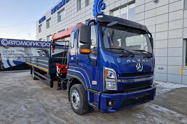 Бортовой автомобиль ALTAI ARGUT 120L с КМУ RUSMAN 504